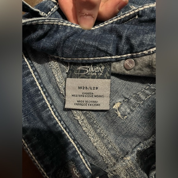 Women’s Silver Camden Rose Jeans - Picture 4 of 4